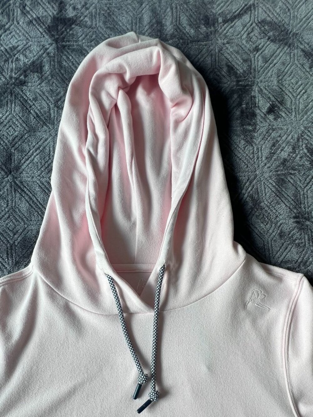 Rhoback Womens Performance Hoodie Sz Small Light Pink NWT Golf Tennis - Picture 7 of 16